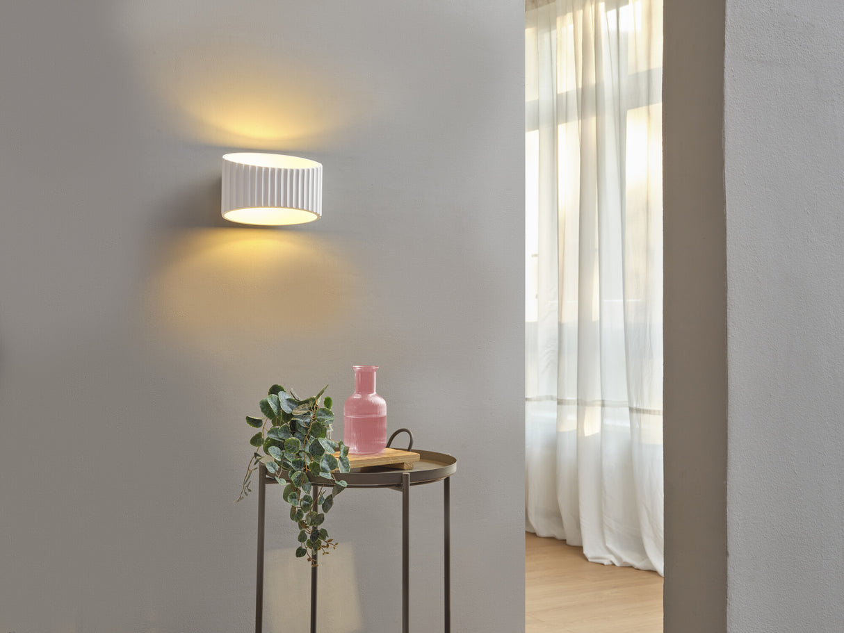 LEDVANCE LED-Wandanbauleuchte 60W ws Decor Plaster Band Wall 345 1XE27 W