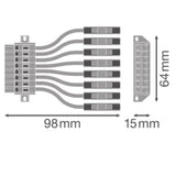 LEDVANCE End-Einspeisung ws 5p 98mm TRUSYS FLEX FEED IN CONNECTOR 8P