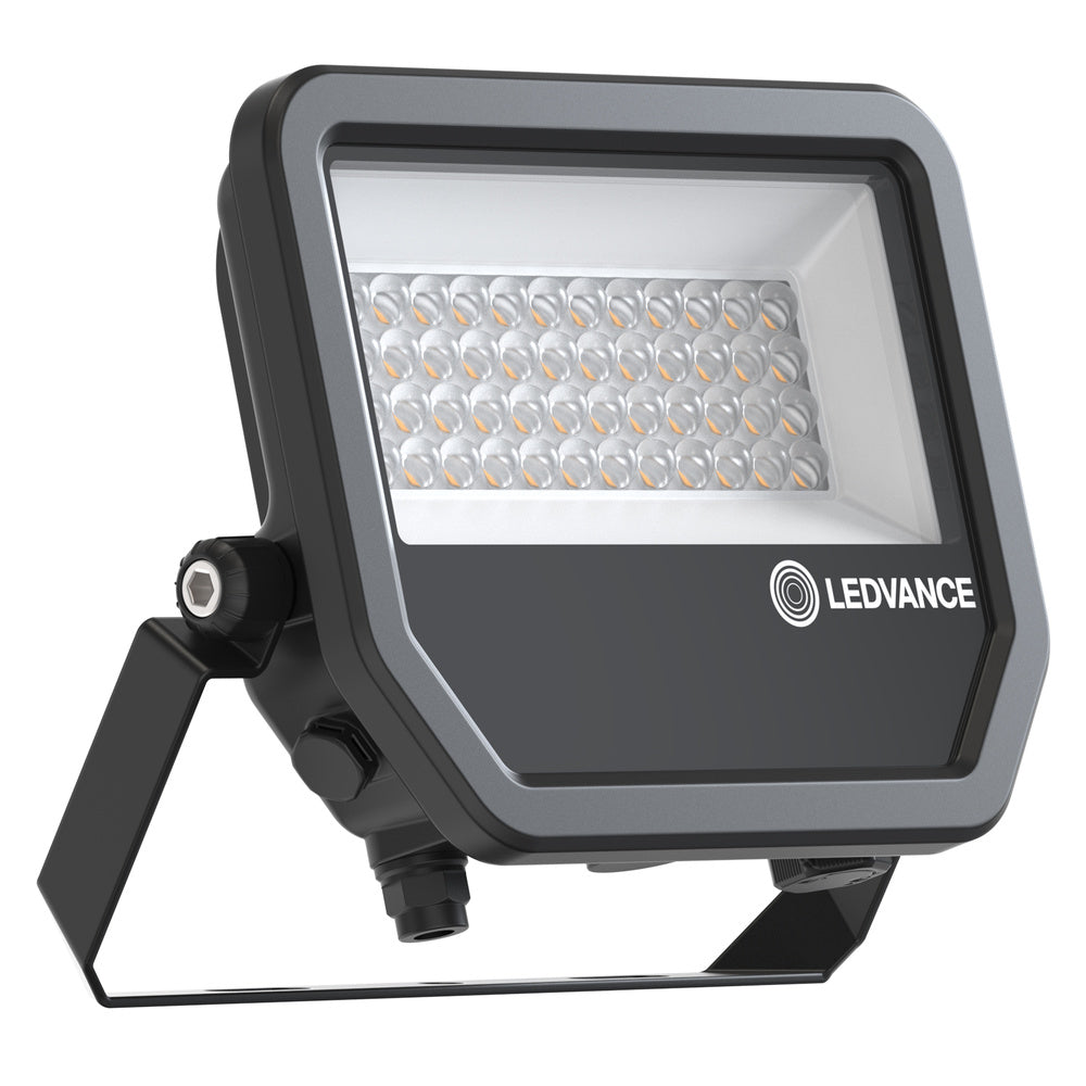 LEDVANCE LED-Anbaustrahler 22-32W EVG sw FL AREA V 32W ML 830 A48X85 BK 1LED ws