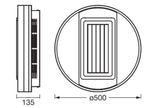 LEDVANCE LED-Anbauleuchte 55W 3000-6500K Ceiling Fan Grill Ring 55W CCT Whit 4200