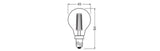 LEDVANCE LED-Lampe FM E14 4W 3000K ws E LED Classic P 40 Filament V 4W 830 470lm