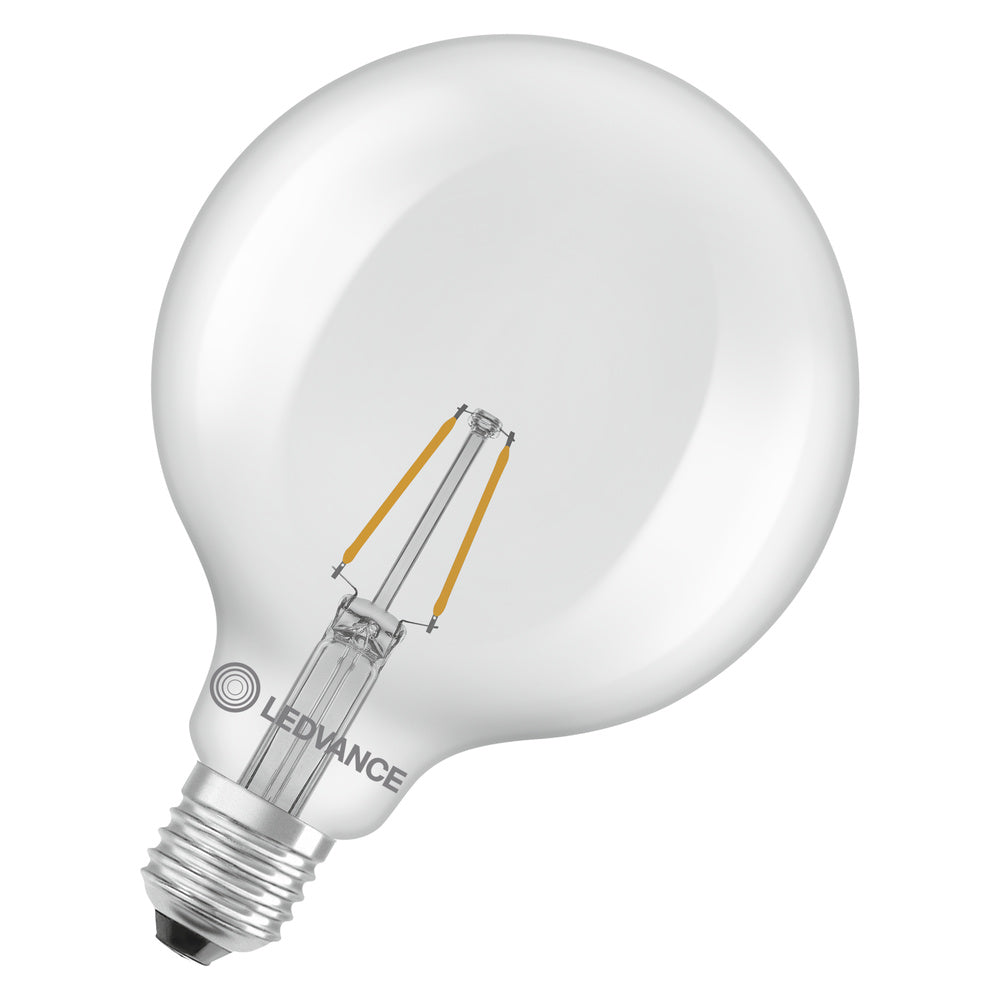 LEDVANCE LED-Kugellampe FM E27 G125 1,8W LED Clas Globe 125 25 Filament P 1. 2700