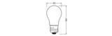 LEDVANCE LED-Lampe FM E27 4,2W 2700K ws LED Classic P 40 Filament V 4.2W 82 470l