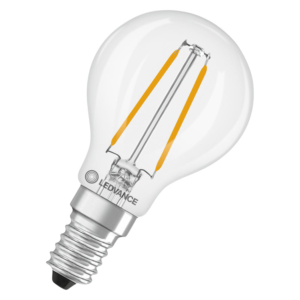 LEDVANCE LED-Lampe FM E14 2,5W 3000K ws LED Classic P 25 Filament V 2.5W 83 250l