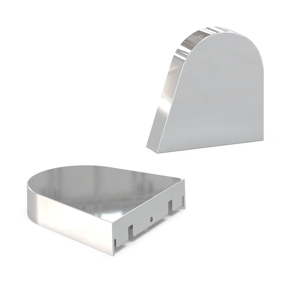 LEDVANCE Endkappe chr Kst L82mm B80mm LN MR END CAPS CR H18mm