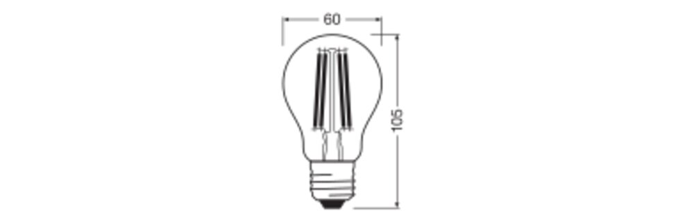 LEDVANCE LED-Lampe FM E27 A100 11W 4000K LED Classic A 100 Filament V 11W 84 ws