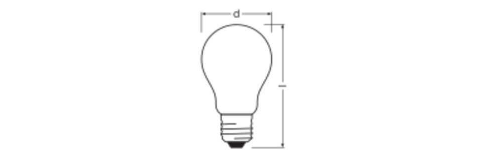 OSRAM-LEDVANCE LED-Lampe FM E27 A60 ws A LED Classic A 150 Filament Energy e 11,6