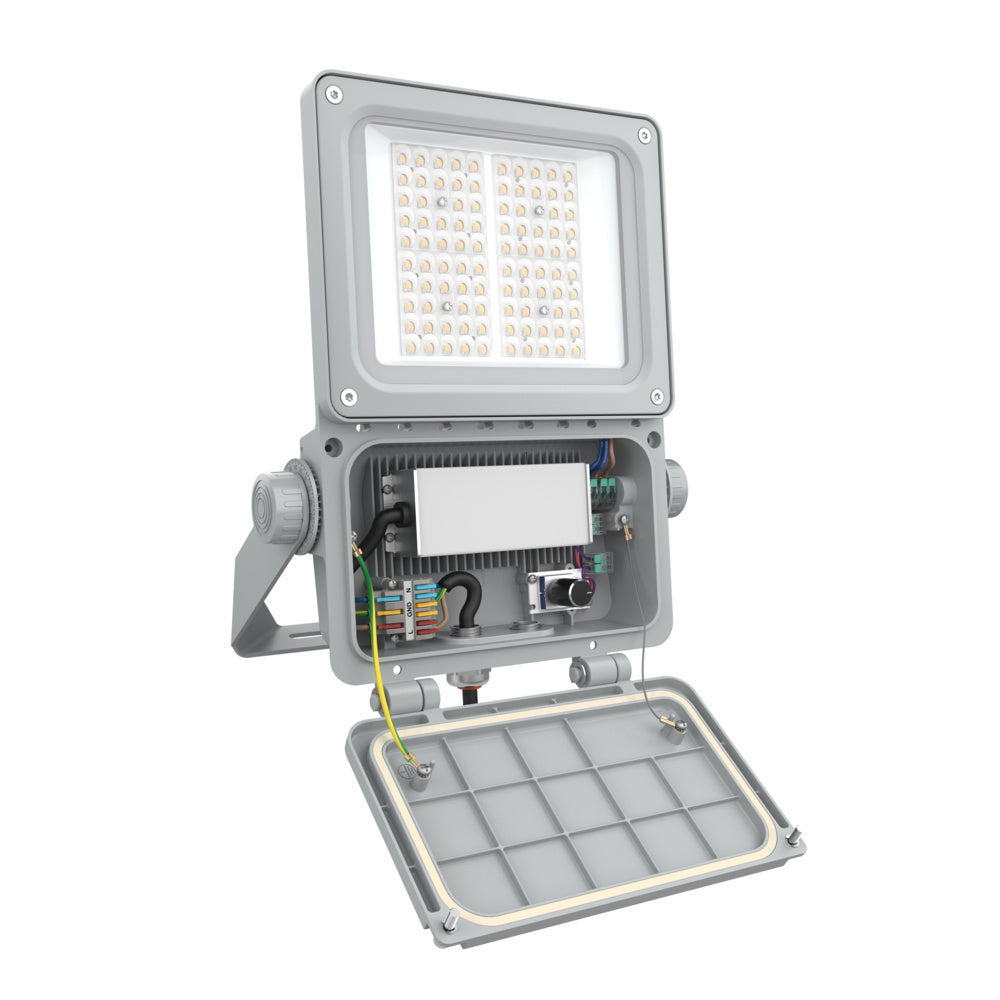 LEDVANCE LED-Anbaustrahler 40W Konv 1LED FL FLEX P 40W ML 840 A55X120 WAL ws ws