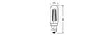 OSRAM LED-Lampe FM E14 4,8W 2200K go F Vintage 1906 T26 40 Filament DIM 4. 470l