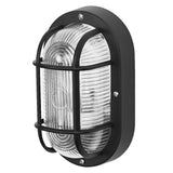 LEDVANCE LED-Anbauleuchte 60W sw Bulkhead Essential Oval E27 Black