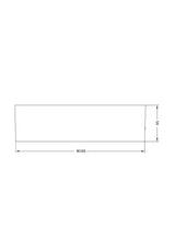 LEDVANCE Einbaurahmen ws Alu 160mm DL SLIM ALU FRAME D150 WT H45mm