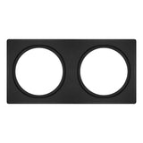LEDVANCE Befestigungsset sw ST 68mm SPOT FRAME 100X200 2X D68 BK L200mm