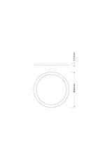 LEDVANCE Dekorelement gr Alu 265mm DL CMFT EXCH RING D250 GY H12,4mm