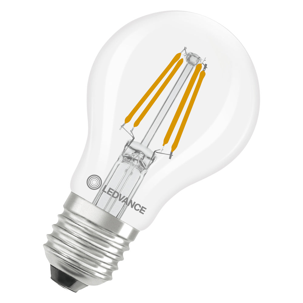 LEDVANCE LED-Lampe FM E27 A40 4W 3000K E LED Classic A 40 Filament V 4W 830 ws