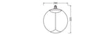 OSRAM LED-Kugellampe FM E27 12W 1800K ws 1906 Big Ball 35 Spiral Fil Mag 12W 400l