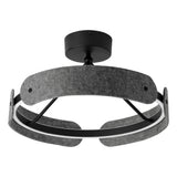 LEDVANCE LED-Anbauleuchte 33W 3000K gr Decor Curve Felt Ceiling 33W 830 Da 1000