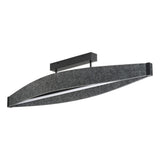 LEDVANCE LED-Anbauleuchte 23W 3000K gr Decor Flat Felt Ceiling 23W 830 Dar 800l