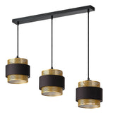 LEDVANCE LED-Pendelleuchte 3LEDs sw E27 Decor Hornet Pendant Linear 3XE27 B sym