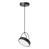 LEDVANCE LED-Pendelleuchte 1LED 3000K sw Decor Puck 1XPendant 12W 930 Black 590lm
