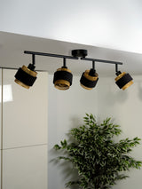 LEDVANCE LED-Anbauleuchte 11,2W 2700K sw Decor Spot Hornet 4X2.8W 827 E14 Bl