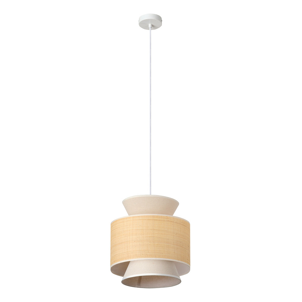 LEDVANCE LED-Pendelleuchte 1LED bg E27 Decor Wrap Cone Pendant E27 Beige sym