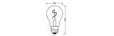 OSRAM LED-Lampe FM E27 1,8W 2200K go kl 1906 Classic A Spiral Filament 1.8W 30lm