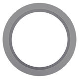 LEDVANCE Dekorelement gr Alu 160mm DL CMFT EXCH RING D150 GY H12,4mm
