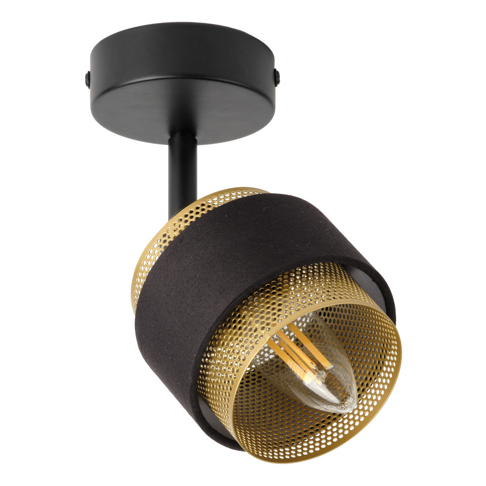 LEDVANCE LED-Anbauleuchte 2,8W 2700K sw Decor Spot Hornet 1X2.8W 827 E14 Bl