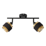 LEDVANCE LED-Anbauleuchte 5,6W 2700K sw Decor Spot Hornet 2X2.8W 827 E14 Bl