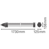 LEDVANCE LED-Feuchtraumleuchte 52W 4000K DP MAX 1500 S 52W 840 VN IP69 7700lm gr
