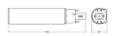 LEDVANCE LED-Röhrenlampe G24q-3 10W ws E DULUX LED D/E26 HF & AC MAINS V 10W 6500
