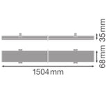 LEDVANCE LED-Geräteträger 75W 4000K 1LED TRUSYS UNIV P 75W 840 VW OP DALI 12220lm