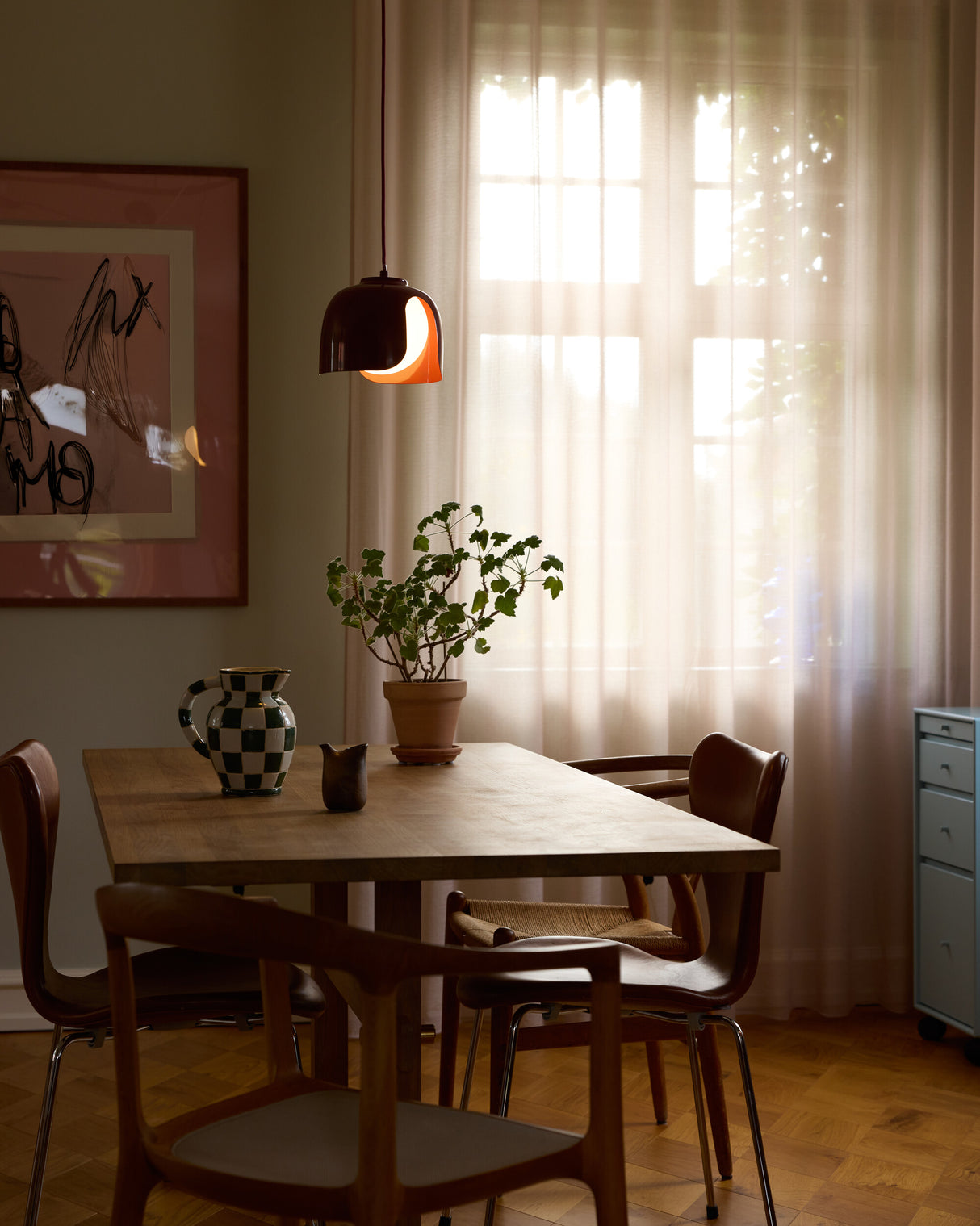 LEDVANCE LED-Pendelleuchte 1LED Konv or Decor Corolle Pendant E27 Orange sym