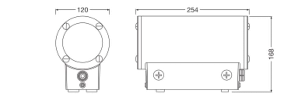 LEDVANCE LED-Wandanbauleuchte 14,5-29W UB WALL VARIO RD P 29W ML 83040 BK 3000-