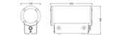 LEDVANCE LED-Wandanbauleuchte 14,5-29W UB WALL VARIO RD P 29W ML 83040 BK 3000-