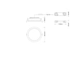 LEDVANCE LED-Einbaustrahler 30W EVG 1LED DL CMFT ZB D200 P 30W 93040 OP WT ws ws