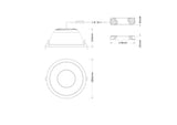 LEDVANCE LED-Einbaustrahler 42W EVG 1LED DL CMFT ZB D250 P 42W 93040 U19 WT ws