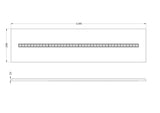 LEDVANCE LED-Panel 1195x295mm 38W 3000K PL INV 1200 ZB P 38W 930 U19 BK 4700lm