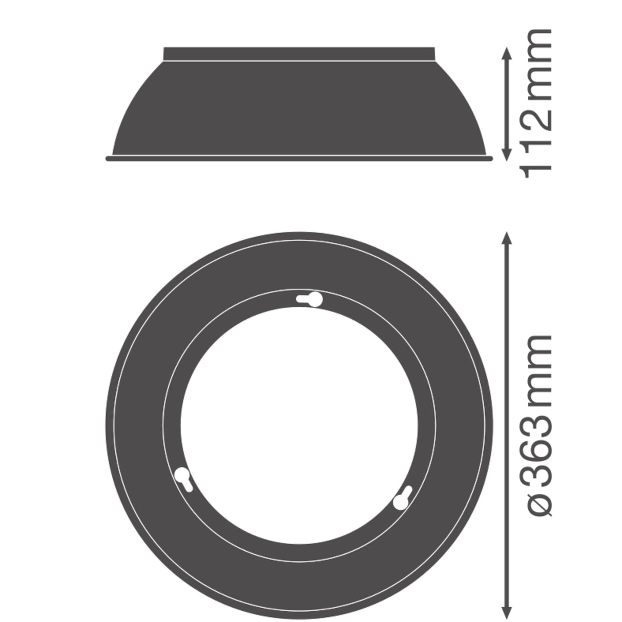 LEDVANCE Reflektor si sym mt Alu HB COMP REFLECTOR 120W 363x112mm