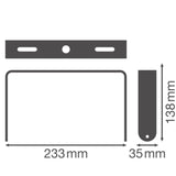LEDVANCE Montagebügel sw ST L233mm H35mm HB COMP BRACKET 220W B138mm