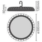 LEDVANCE LED-Hallenleuchte 150W 34100lm HB COMP V 220W ML 8405065 IP65 4000-6500