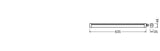LEDVANCE LED-Feuchtraumleuchte 9-14W ws DP SLIM 600 V 14W ML 840 IP65 4000K EVG