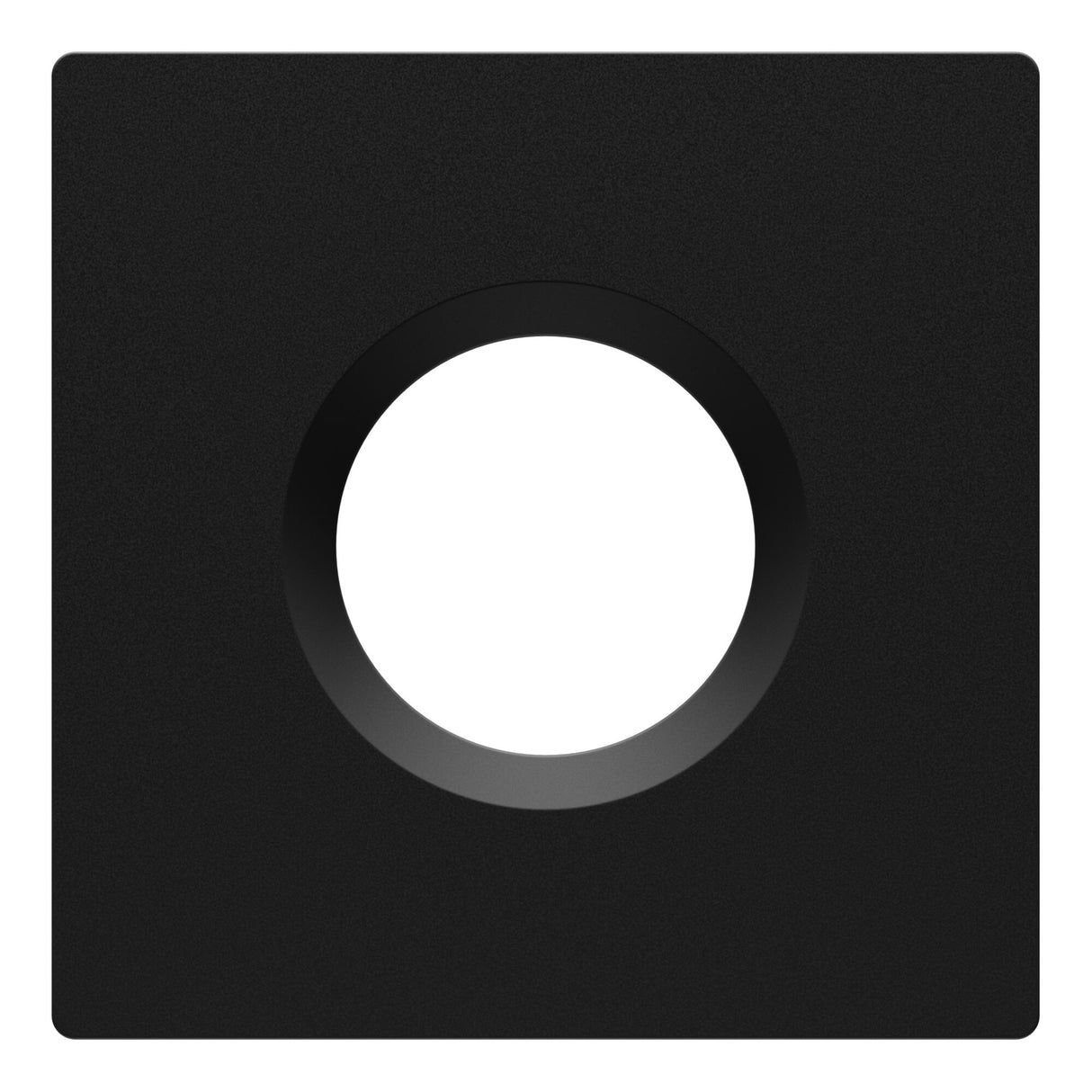 LEDVANCE Dekorelement sw Alu L82mm B82mm SP CBO IP65/5X RING FIX SQUARE BK H3,8mm
