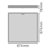 LEDVANCE LED-Deckenanbauleuchte 21-32W PL SF 674 SNP V 32W ML 93040 3000-4000K