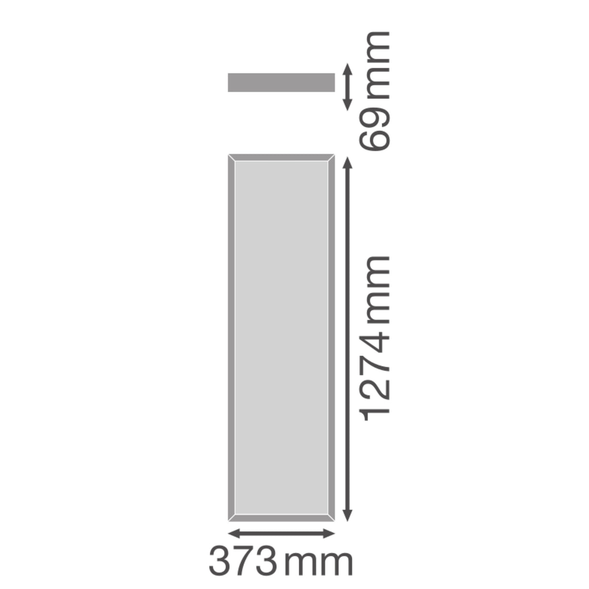 LEDVANCE LED-Deckenanbauleuchte 27-38W PL SF 1274 V 38W ML 93040 3000-4000K ws