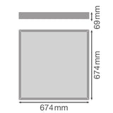LEDVANCE LED-Deckenanbauleuchte 21-32W PL SF 674 V 32W ML 93040 U19 3000-4000K