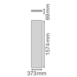 LEDVANCE LED-Deckenanbauleuchte 48W ws PL SF 1574 DA V 48W 93040 U19 3000-4000K
