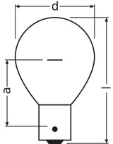 OSRAM Verkehrssignallampe 20W 10V BA15s SIG 1260 kl