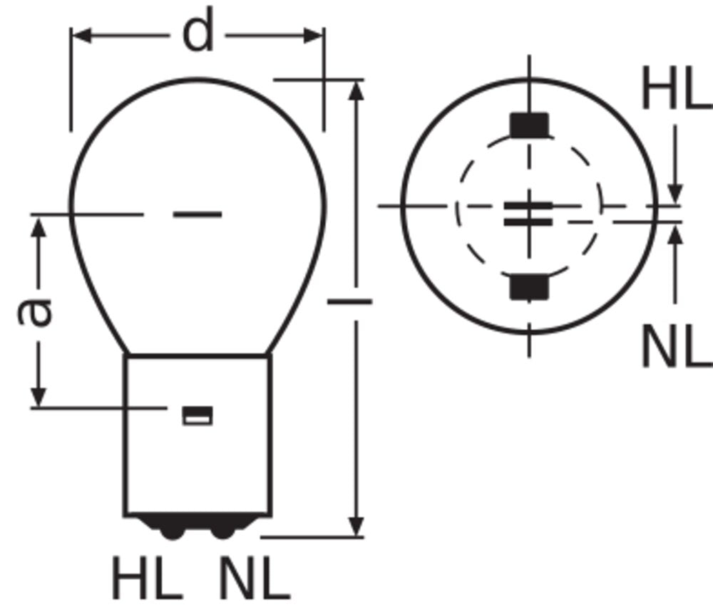 OSRAM Verkehrssignallampe 30W 12V BA20d SIG 1230 kl