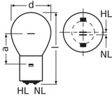 OSRAM Verkehrssignallampe 30W 12V BA20d SIG 1230 kl